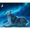 Sparkly Selections Two Wolves Under the Moon Diamond Art Kit, Square Diamonds